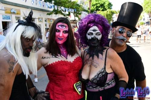 Vibrant Body Art and Elaborate Costumes at Fantasy Fest 2018, Key West