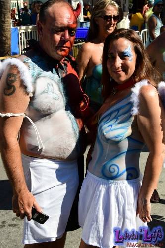 Vibrant Body Art and Elaborate Costumes at Fantasy Fest 2018, Key West