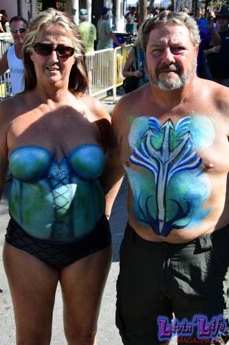 Vibrant Body Art and Elaborate Costumes at Fantasy Fest 2018, Key West