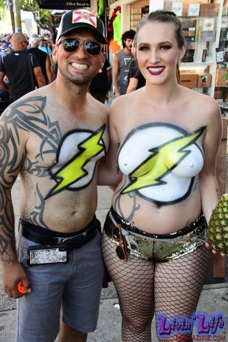 Vibrant Body Art and Elaborate Costumes at Fantasy Fest 2018, Key West