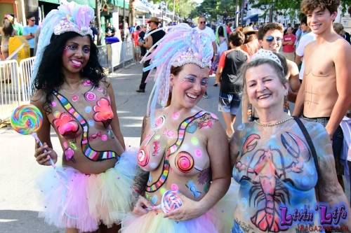 Vibrant Body Art and Elaborate Costumes at Fantasy Fest 2018, Key West