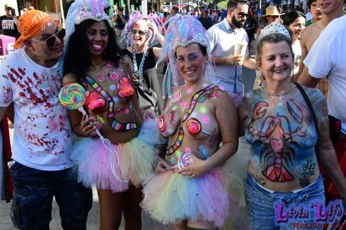 Vibrant Body Art and Elaborate Costumes at Fantasy Fest 2018, Key West