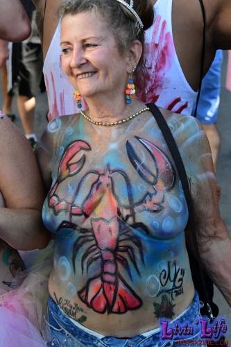 Vibrant Body Art and Elaborate Costumes at Fantasy Fest 2018, Key West