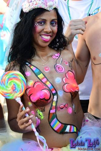 Vibrant Body Art and Elaborate Costumes at Fantasy Fest 2018, Key West