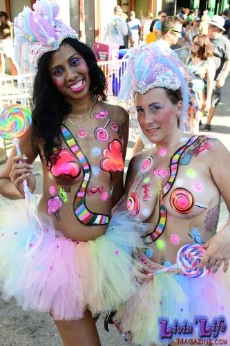 Vibrant Body Art and Elaborate Costumes at Fantasy Fest 2018, Key West