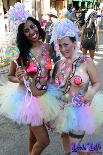 Vibrant Body Art and Elaborate Costumes at Fantasy Fest 2018, Key West