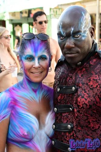 Vibrant Body Art and Elaborate Costumes at Fantasy Fest 2018, Key West