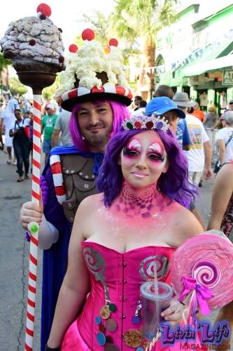 Vibrant Body Art and Elaborate Costumes at Fantasy Fest 2018, Key West