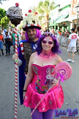 Vibrant Body Art and Elaborate Costumes at Fantasy Fest 2018, Key West