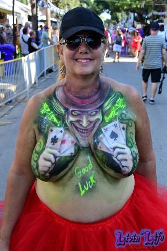Vibrant Body Art and Elaborate Costumes at Fantasy Fest 2018, Key West