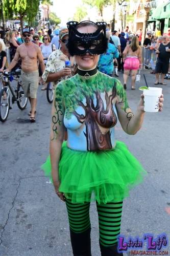 Vibrant Body Art and Elaborate Costumes at Fantasy Fest 2018, Key West