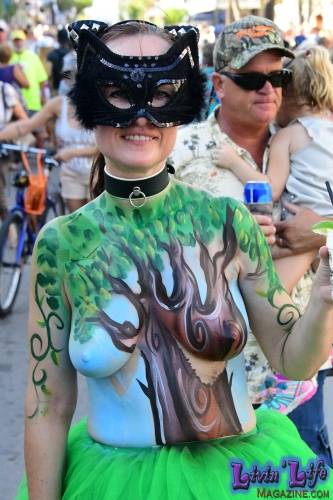 Vibrant Body Art and Elaborate Costumes at Fantasy Fest 2018, Key West