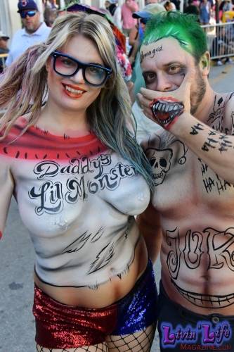 Vibrant Body Art and Elaborate Costumes at Fantasy Fest 2018, Key West