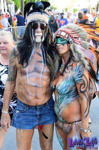 Vibrant Body Art and Elaborate Costumes at Fantasy Fest 2018, Key West