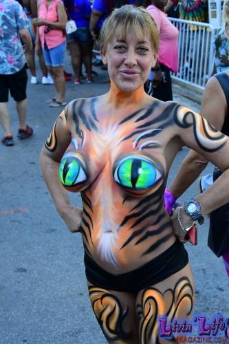 Vibrant Body Art and Elaborate Costumes at Fantasy Fest 2018, Key West