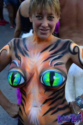 Vibrant Body Art and Elaborate Costumes at Fantasy Fest 2018, Key West