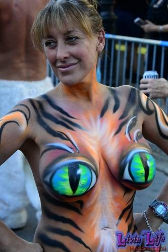 Vibrant Body Art and Elaborate Costumes at Fantasy Fest 2018, Key West