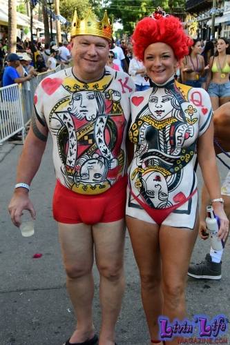 Vibrant Body Art and Elaborate Costumes at Fantasy Fest 2018, Key West