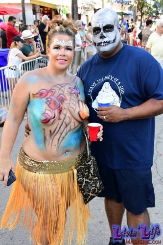 Vibrant Body Art and Elaborate Costumes at Fantasy Fest 2018, Key West