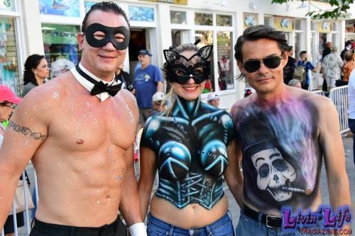 Vibrant Body Art and Elaborate Costumes at Fantasy Fest 2018, Key West