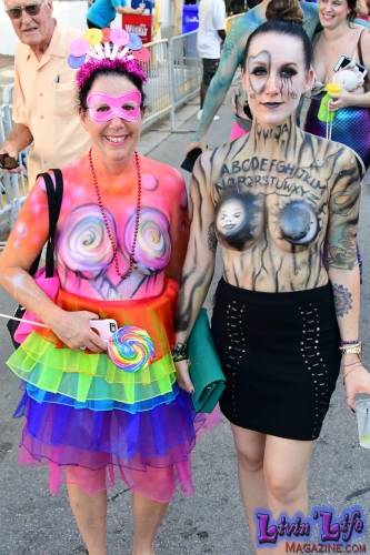 Vibrant Body Art and Elaborate Costumes at Fantasy Fest 2018, Key West