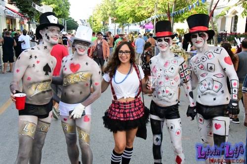 Vibrant Body Art and Elaborate Costumes at Fantasy Fest 2018, Key West