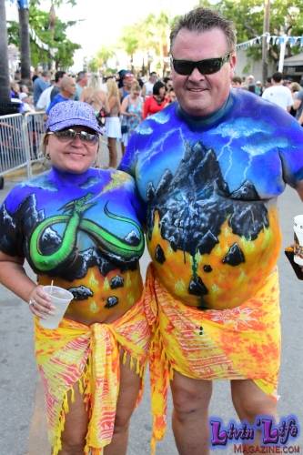 Vibrant Body Art and Elaborate Costumes at Fantasy Fest 2018, Key West