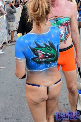 Vibrant Body Art and Elaborate Costumes at Fantasy Fest 2018, Key West
