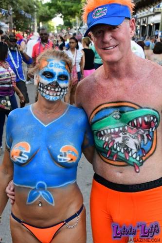 Vibrant Body Art and Elaborate Costumes at Fantasy Fest 2018, Key West