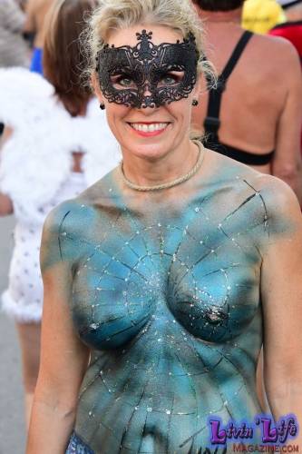 Vibrant Body Art and Elaborate Costumes at Fantasy Fest 2018, Key West