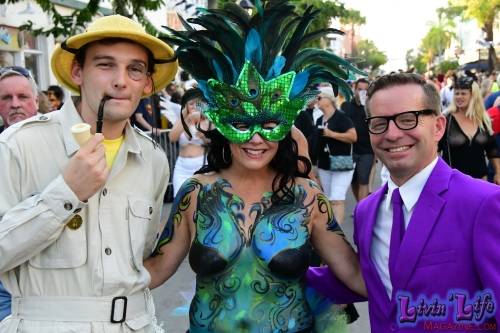 Vibrant Body Art and Elaborate Costumes at Fantasy Fest 2018, Key West