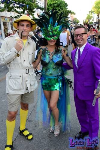 Vibrant Body Art and Elaborate Costumes at Fantasy Fest 2018, Key West