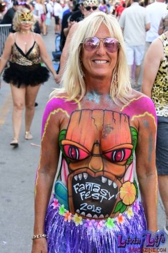 Vibrant Body Art and Elaborate Costumes at Fantasy Fest 2018, Key West