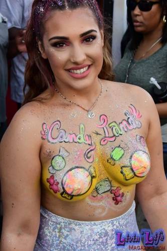Vibrant Body Art and Elaborate Costumes at Fantasy Fest 2018, Key West