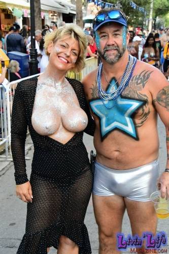 Vibrant Body Art and Elaborate Costumes at Fantasy Fest 2018, Key West