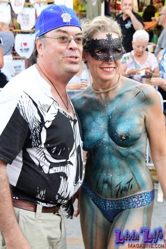 Vibrant Body Art and Elaborate Costumes at Fantasy Fest 2018, Key West