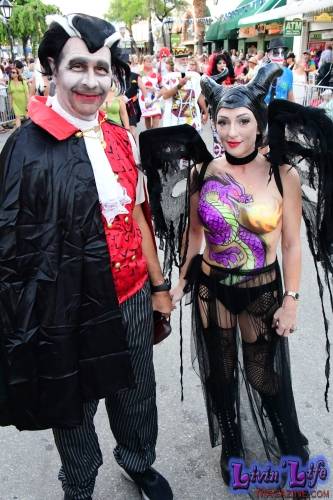 Vibrant Body Art and Elaborate Costumes at Fantasy Fest 2018, Key West