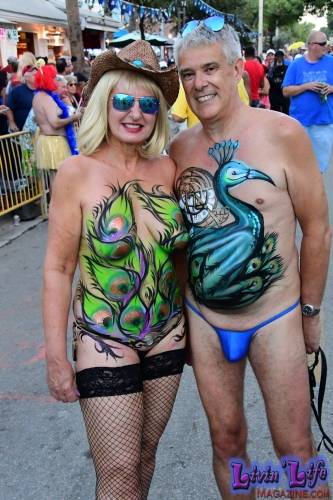 Vibrant Body Art and Elaborate Costumes at Fantasy Fest 2018, Key West