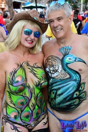 Vibrant Body Art and Elaborate Costumes at Fantasy Fest 2018, Key West