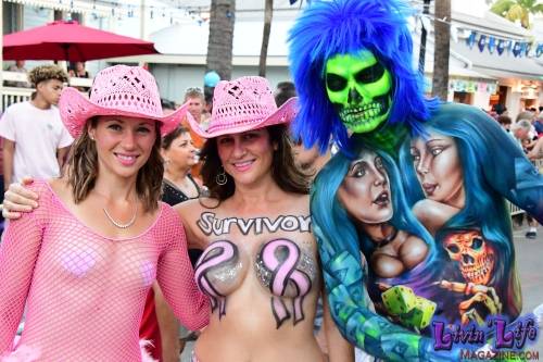 Vibrant Body Art and Elaborate Costumes at Fantasy Fest 2018, Key West