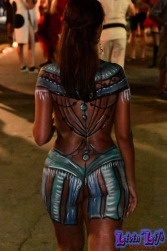 Vibrant Body Art and Elaborate Costumes at Fantasy Fest 2018, Key West
