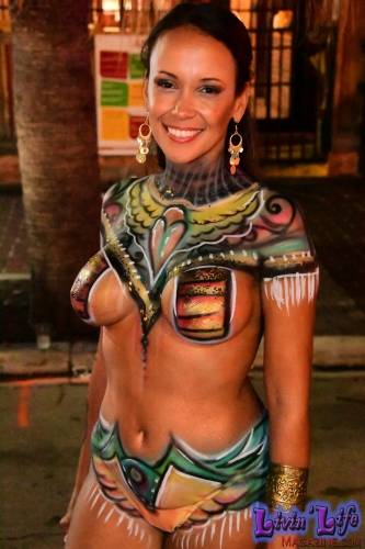 Vibrant Body Art and Elaborate Costumes at Fantasy Fest 2018, Key West