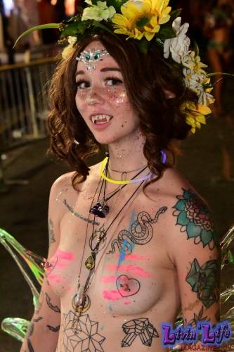 Vibrant Body Art and Elaborate Costumes at Fantasy Fest 2018, Key West