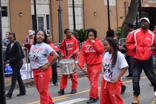 Bayport Parading Society and  Mystic DJ Riders Mardi Gras Parade