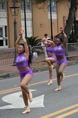 Bayport Parading Society and  Mystic DJ Riders Mardi Gras Parade