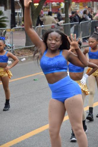 Bayport Parading Society and  Mystic DJ Riders Mardi Gras Parade