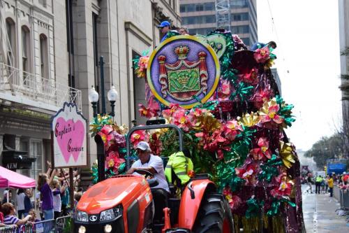 Krewe of Mid-City Parade at Mardi Gras 2018 in New Orleans