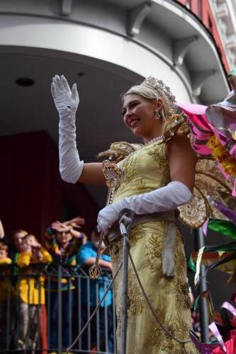 Krewe of Mid-City Parade at Mardi Gras 2018 in New Orleans