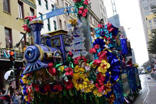 Krewe of Mid-City Parade at Mardi Gras 2018 in New Orleans
