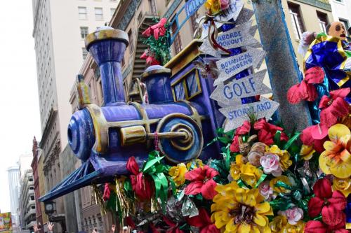 Krewe of Mid-City Parade at Mardi Gras 2018 in New Orleans